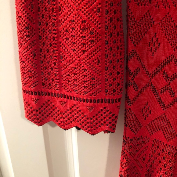 Gianni Bini Red City Shore Knit Dress - Picture 11 of 13
